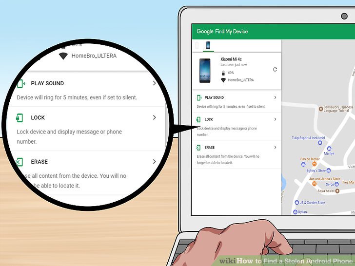 track a lost phone using gmail