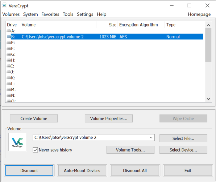 for windows download VeraCrypt 1.26.7