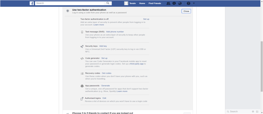 How to set up two-factor authentication for your Facebook account